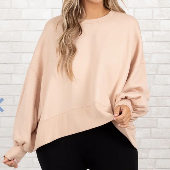 Chic Soul Tops - Chic Soul Women’s Plus Size 2X Freedom to Feel Pullover / Crewneck Sweatshirt